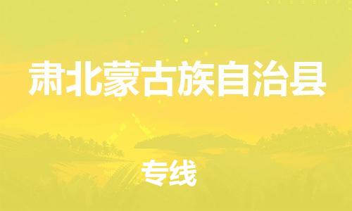 石家庄到肃北县物流公司//石家庄到肃北县物流专线，设备托运，电摩托运