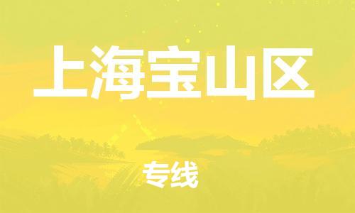 石家庄到上海宝山区物流公司/石家庄到上海宝山区物流专线